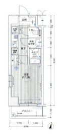 メインステージ赤坂 8階 間取り図