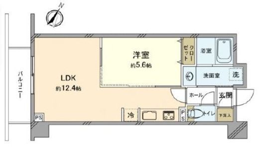 ガーデンパーク下馬 2階 間取り図