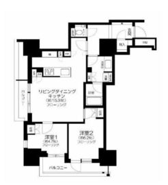 パークホームズ日本橋本町 4階 間取り図