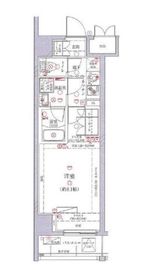 ディアレイシャス港区海岸 2階 間取り図