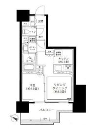シティハウス中目黒サウス 4階 間取り図