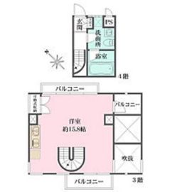 ザ・リバーハウス 4302 間取り図