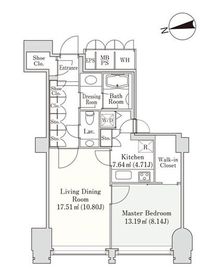 ラ・トゥール千代田 3011 間取り図