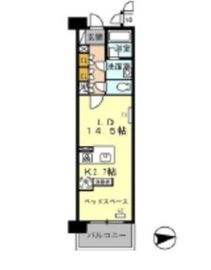 ロイヤルパークス西新井 1223 間取り図