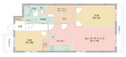 Savoir Ebis (サヴォワール恵比寿) 303 間取り図
