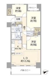 シティテラス目白 8階 間取り図