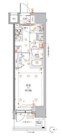 クレイシアIDZ蒲田 6階 間取り図