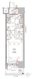 クレイシアIDZ蒲田 7階 間取り図