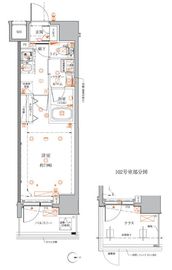 クレイシアIDZ蒲田 10階 間取り図