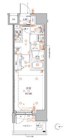 クレイシアIDZ蒲田 11階 間取り図