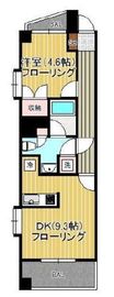 グラーサ渋谷松濤 5階 間取り図