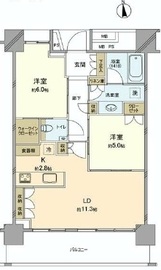 パークタワー東雲 29階 間取り図