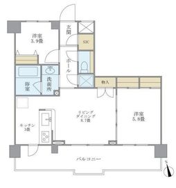 プレミアコンフォート西荻窪 111 間取り図