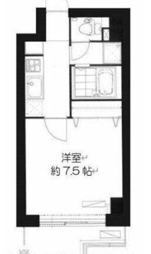 レジーナエビス 204 間取り図