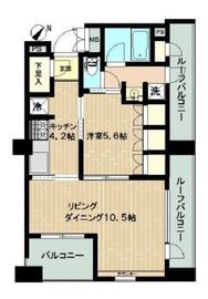 シティインデックス三田伊皿子坂 5階 間取り図