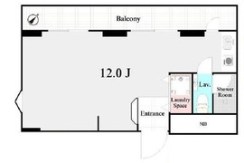 パーク・ノヴァ渋谷 6階 間取り図