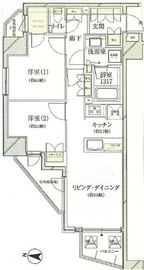 プレシス東陽町 5階 間取り図
