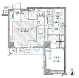 アールブラン南品川 3階 間取り図
