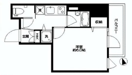 シティスパイア新富町 1101 間取り図