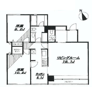 K’sガーデン 101 間取り図