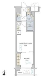 ブリリアイスト渋谷本町 308 間取り図
