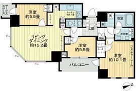 パークコート六本木ヒルトップ 18階 間取り図