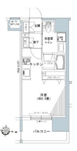 パークキューブ板橋本町 1111 間取り図