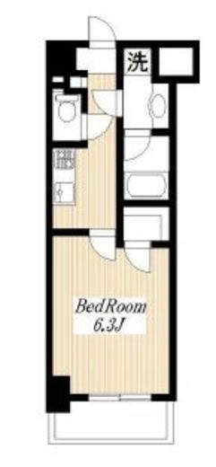 ピアース下北沢 3階 間取り図