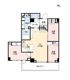パークハウス代官山テラス 4階 間取り図