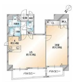 オーキッドレジデンス千代田岩本町 1101 間取り図