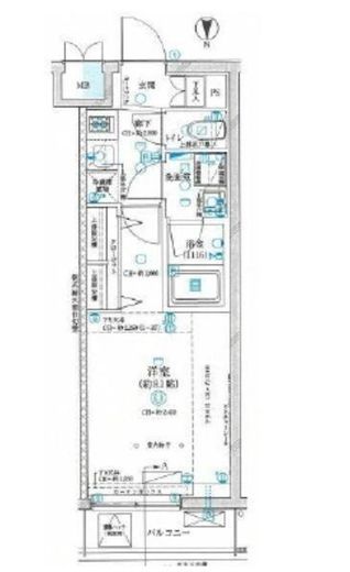 GRAN PASEO神楽坂Ⅱ (グランパセオ神楽坂Ⅱ) 1階 間取り図