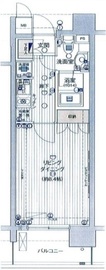 レックス海岸通りレジデンス 10階 間取り図