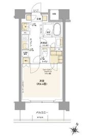 コムレジ赤羽 604 間取り図