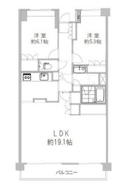 イーストパークス大島サザンスクエア 9階 間取り図
