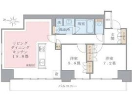 ブリリアイスト東雲キャナルコート 402 間取り図