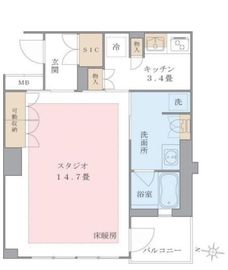 ブリリアイスト東雲キャナルコート 236 間取り図