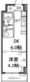 S-RESIDENCE目黒大岡山 (エスレジデンス目黒大岡山) 402 間取り図