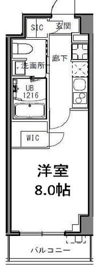 S-RESIDENCE目黒大岡山 (エスレジデンス目黒大岡山) 104 間取り図