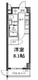 S-RESIDENCE目黒大岡山 (エスレジデンス目黒大岡山) 105 間取り図