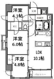 S-RESIDENCE目黒大岡山 (エスレジデンス目黒大岡山) 306 間取り図