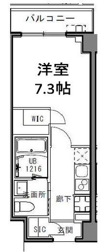 S-RESIDENCE目黒大岡山 (エスレジデンス目黒大岡山) 213 間取り図