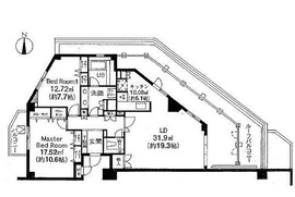 アパートメンツ東山 409 間取り図