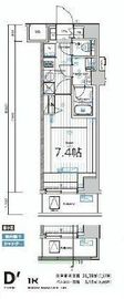 シーフォルム不動前 3階 間取り図