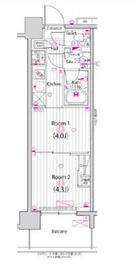 ガーラ・グランディ深川住吉 6階 間取り図