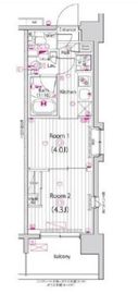 ガーラ・グランディ深川住吉 6階 間取り図