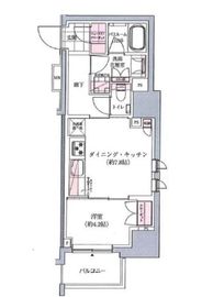 アトラス秋葉原アロマコート 12階 間取り図
