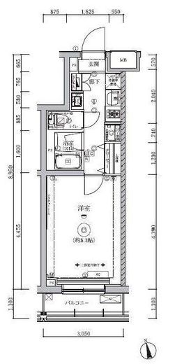 QUALITAS大森山王 (クオリタス大森山王) 204 間取り図