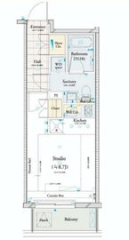 コンシェリア恵比寿 6階 間取り図