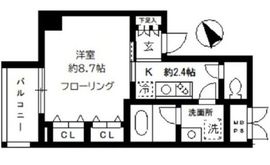 ベルドミール目黒 301 間取り図