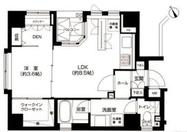 ディ・レジデンセス銀座東 10階 間取り図